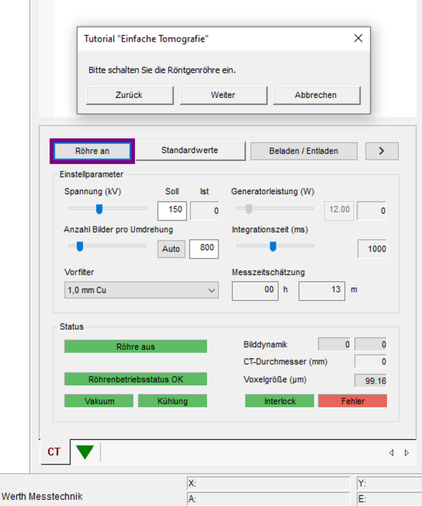 通过WinWerth® 教程指导用户