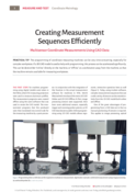 高效创建测量序列– 利用 CAD 数据进行多传感器坐标测量